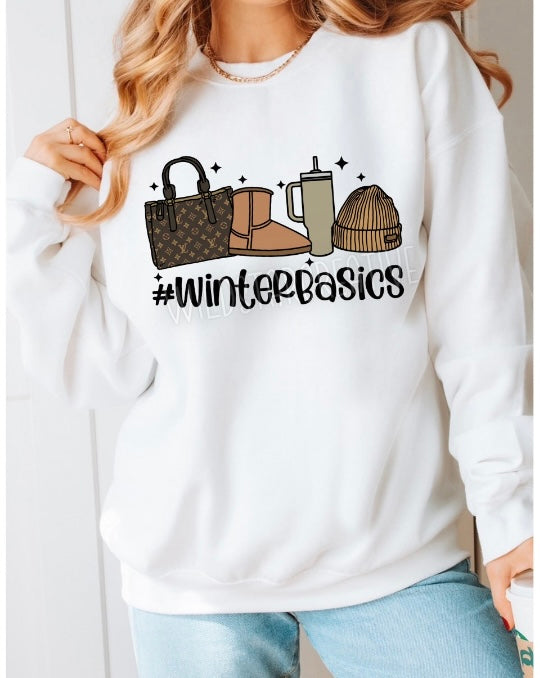 Winter Basics ❄️ ~ crewneck sweatshirt (2 colors)