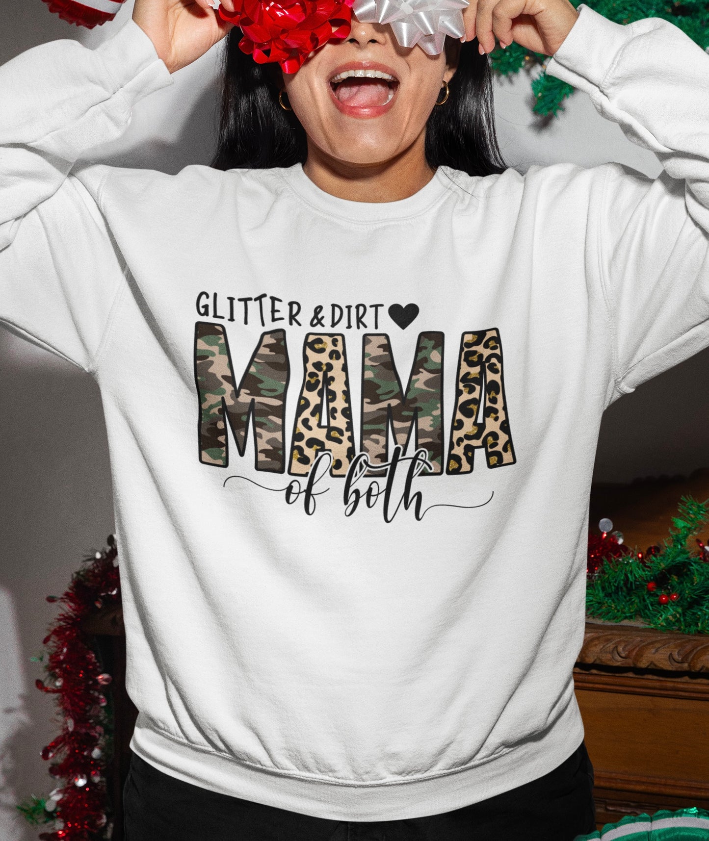 Glitter Mama ~ crewneck sweatshirt