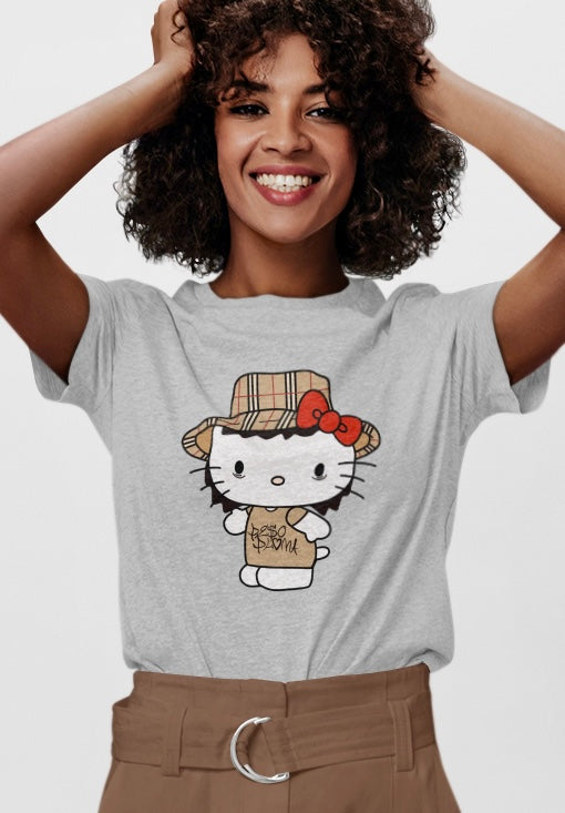 Plaid Hello Kitty ~ T-Shirt