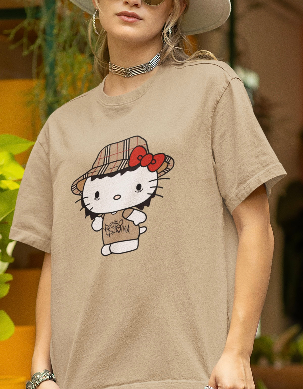 Plaid Hello Kitty ~ T-Shirt