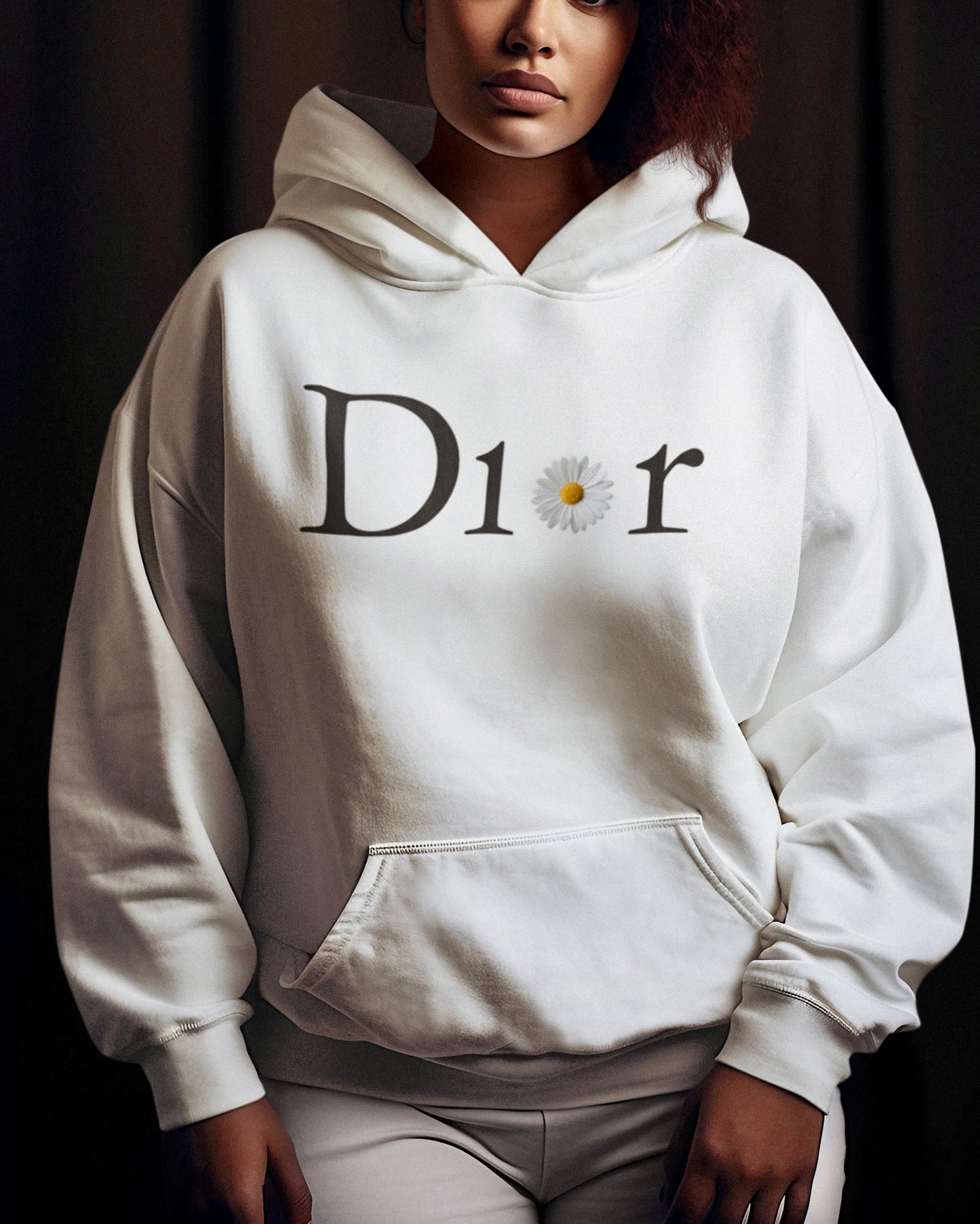 Di🌼r ~ White Hoodie