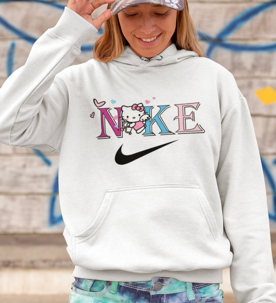 Hello Kitty Pastel Swoosh ~ Hoodie Sweatshirt