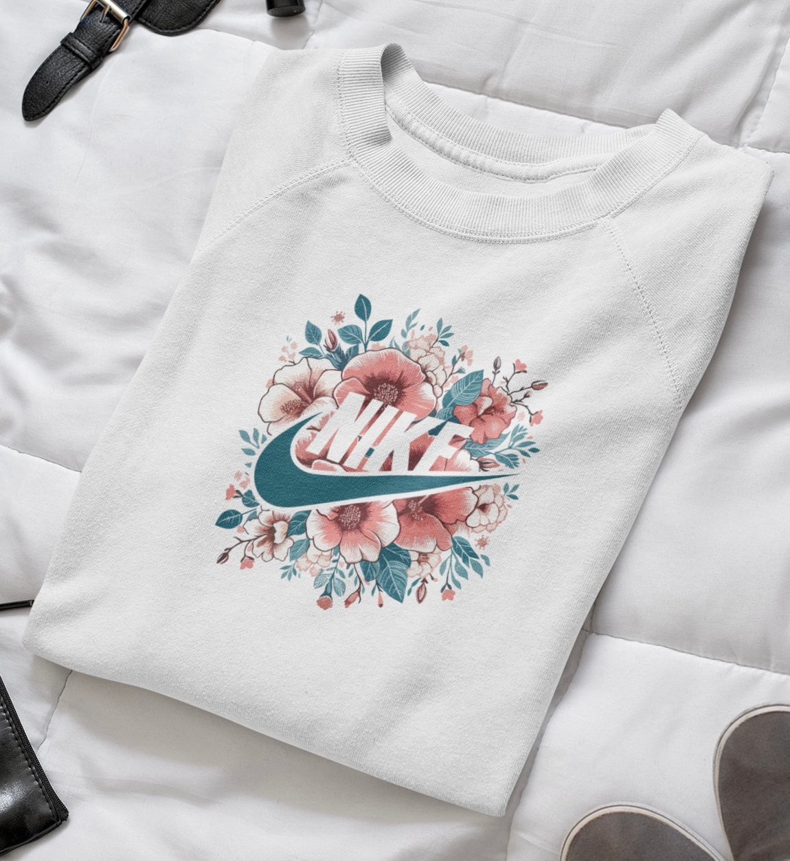 Floral Nike ๐บ ~ Graphic Sweatshirt