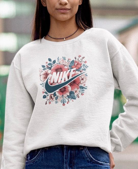 Floral Nike ๐บ ~ Graphic Sweatshirt
