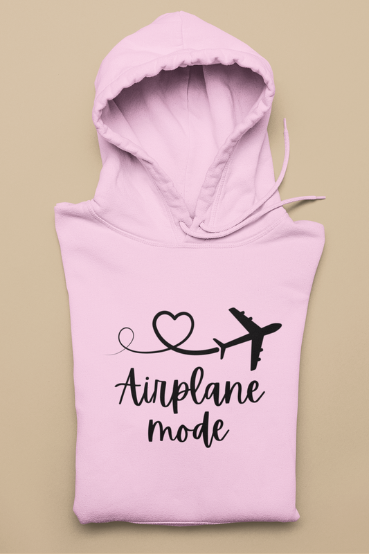 Airplane Mode âī¸ ~ Hoodie (pink, white)