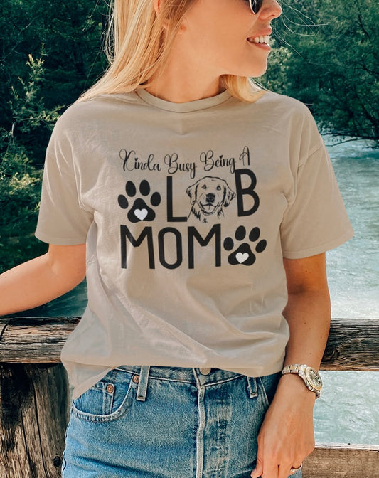 Lab Mom ~ Sand T~Shirt