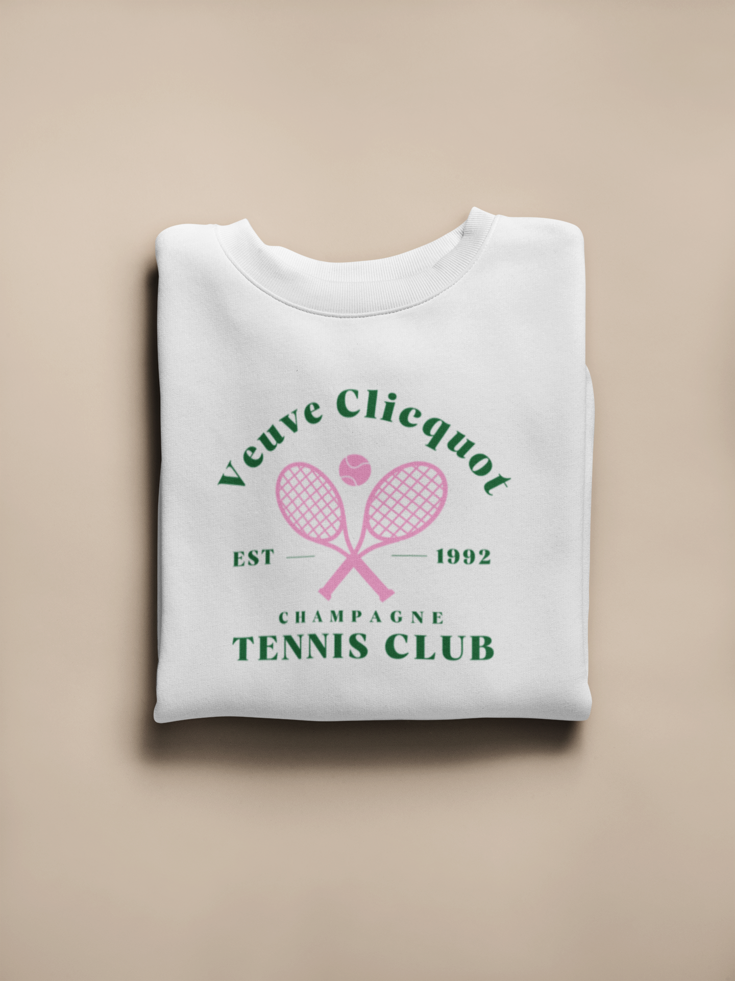 Champagne Tennis Club 🎾 ~ Graphic Crewneck Sweatshirt