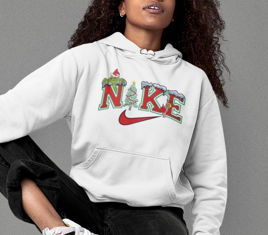 Christmas Tree Swoosh ~ Graphic Hoodie