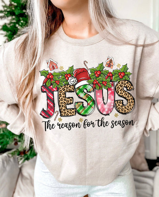 Jesus Christmas ~ Sand Sweatshirt