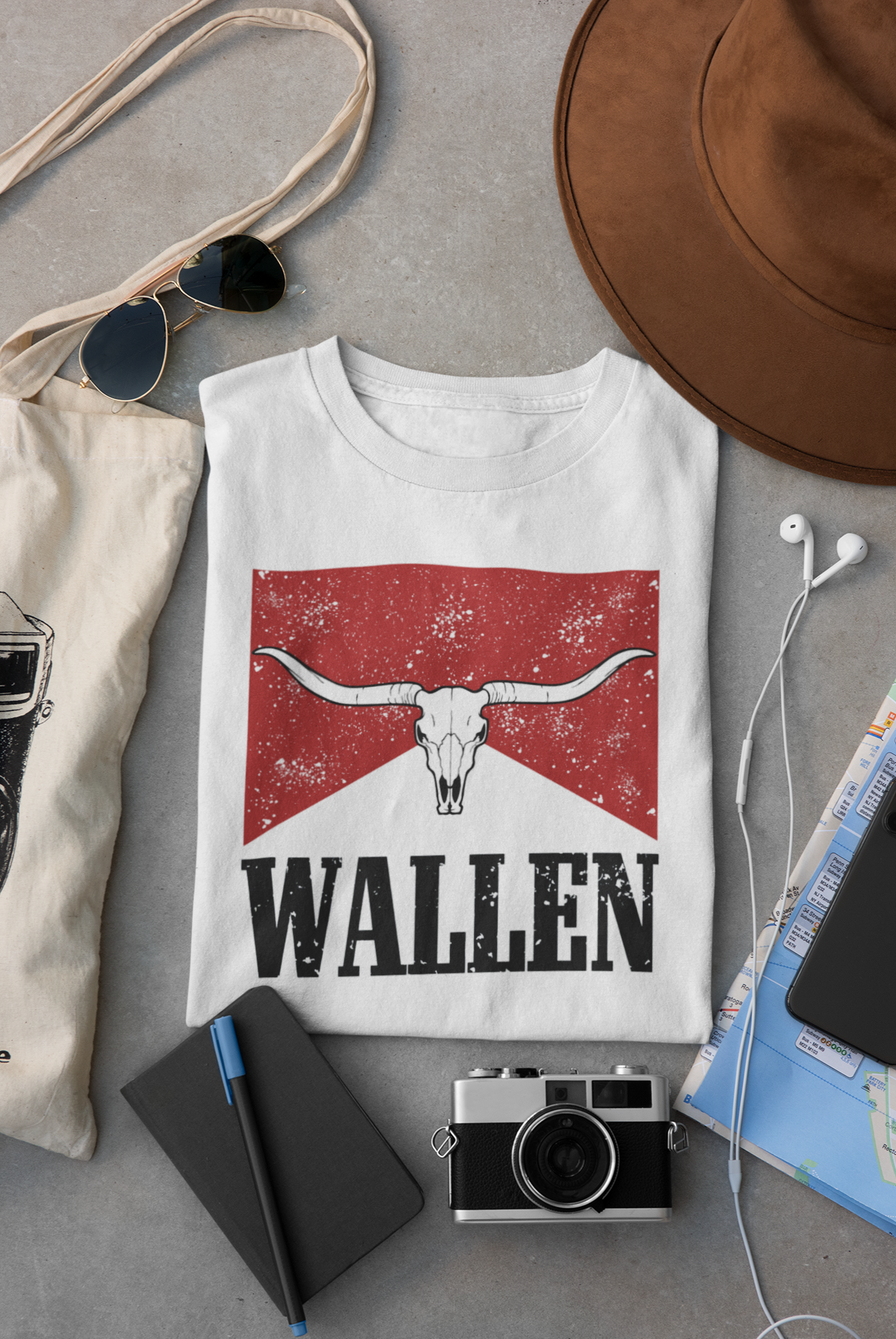 Wallen Steer ~ white t-shirt