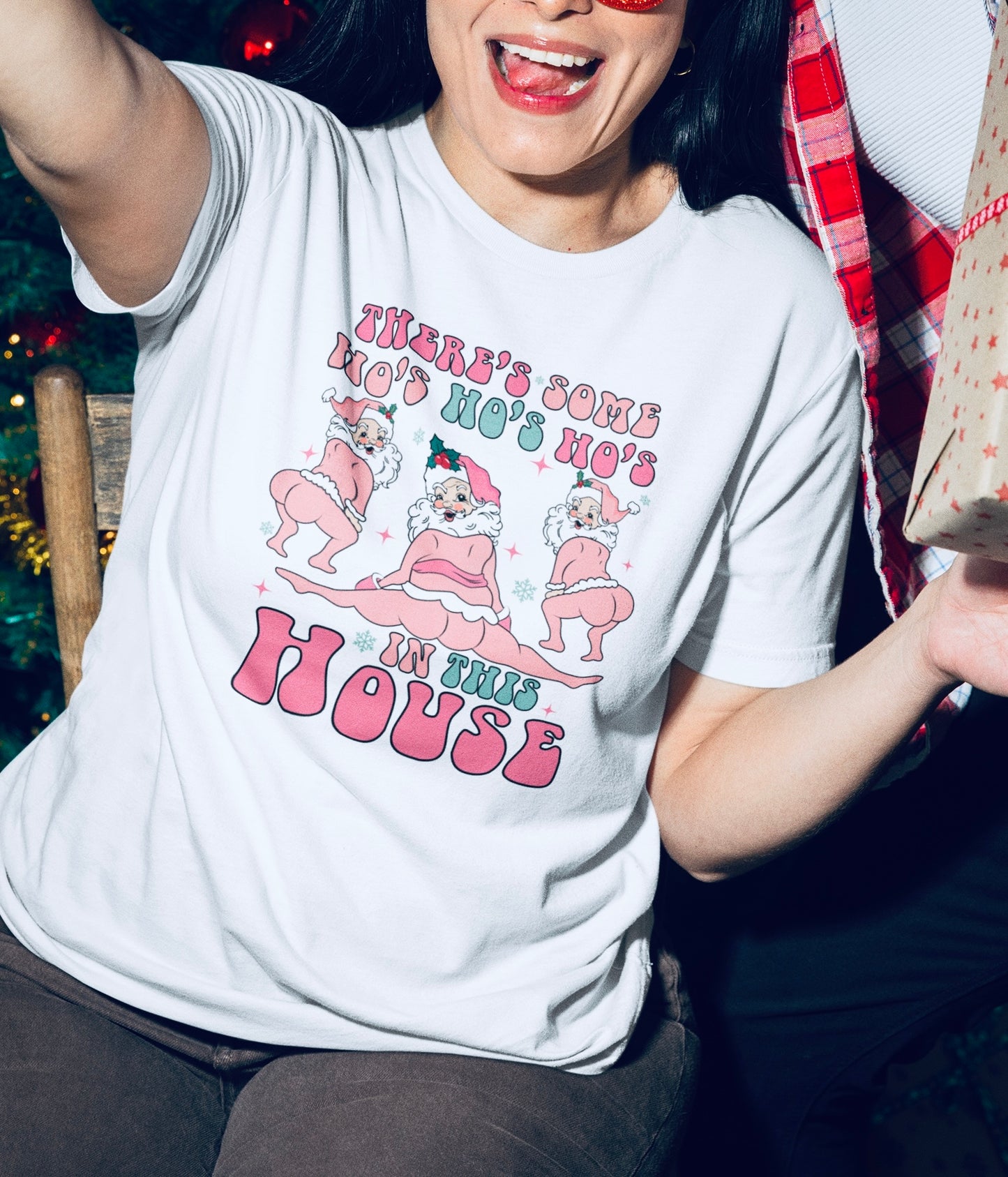 Ho Ho Ho House ~ white t-shirt