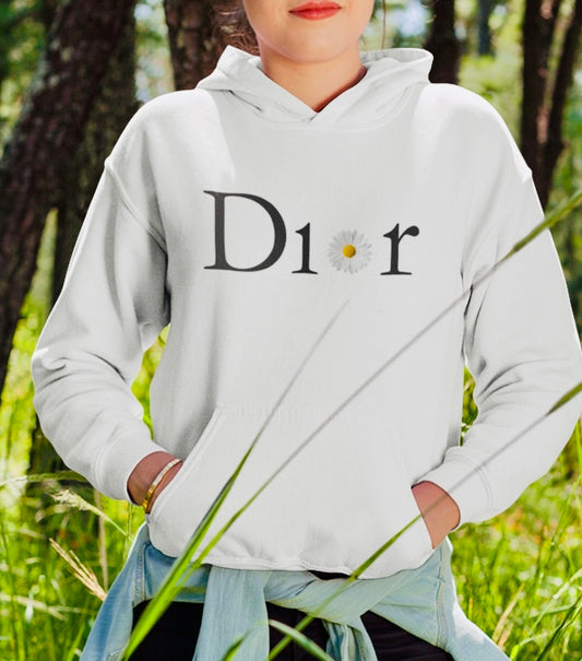 Di🌼r ~ White Hoodie