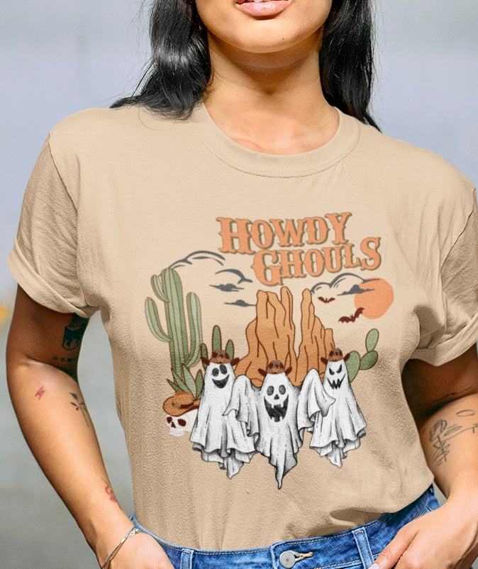 Howdy Ghouls Western ~ T-Shirt