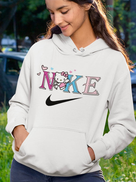 Hello Kitty Pastel Swoosh ~ Hoodie Sweatshirt