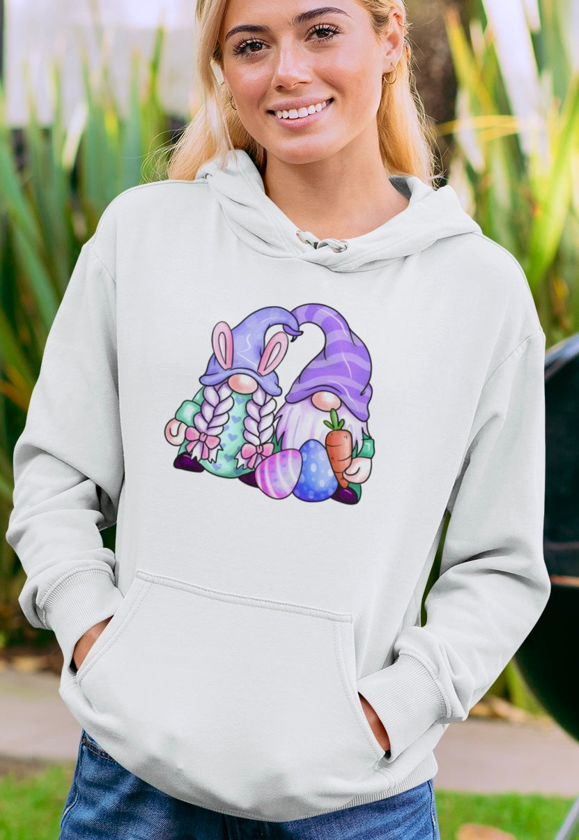 Purple Easter Gnomes ~ Hoodie Sweatshirt