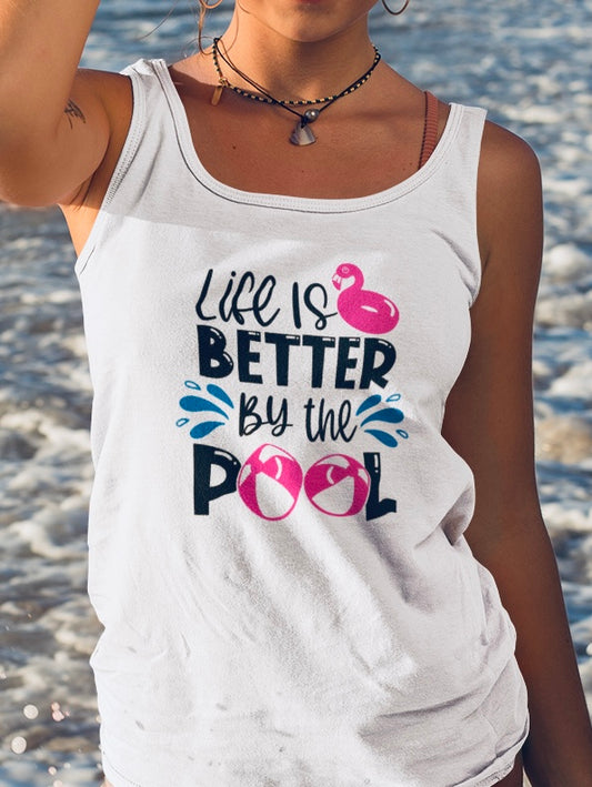 Pool Life ☀️ ~ Racerback Tank Top